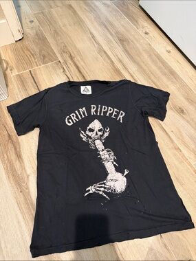 UNIF Grim Ripper Black Graphic Tee